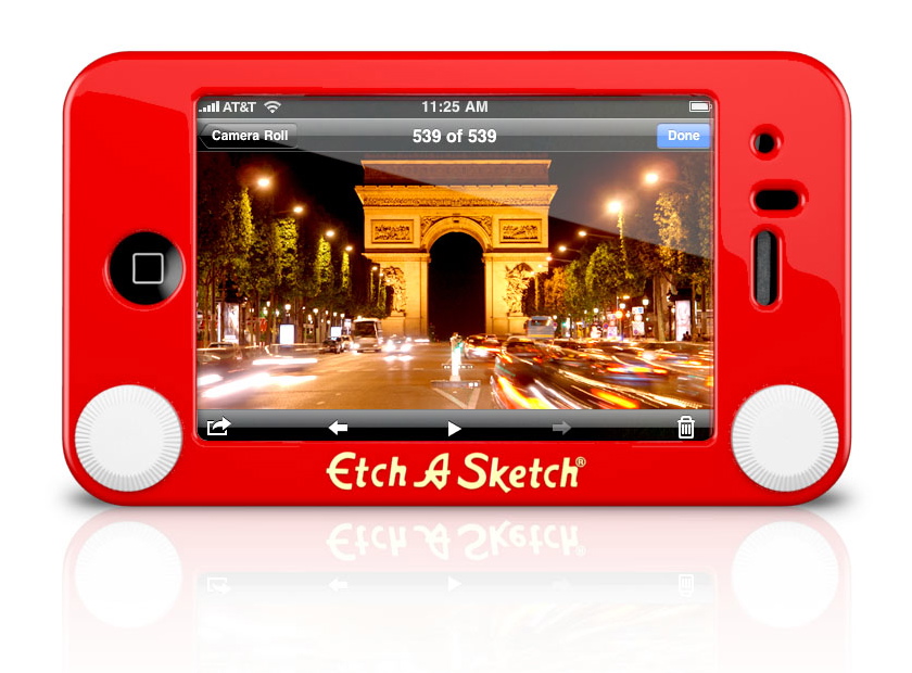Etch A Sketch Iphone 3G/3GS Case - Click Image to Close